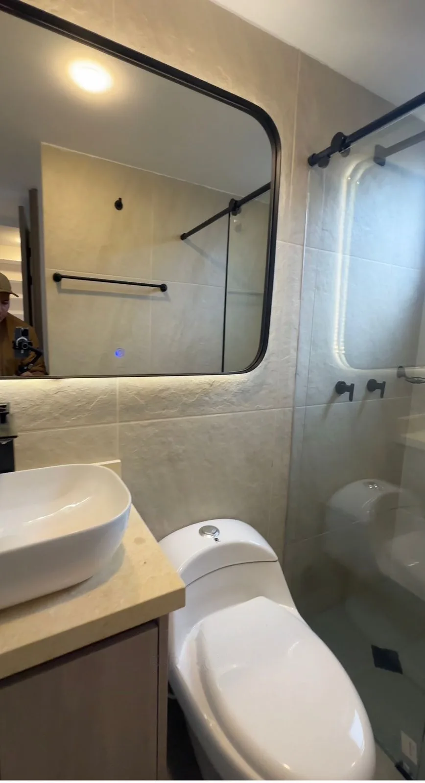 Baño principal · Casa Encenillo, Paipa